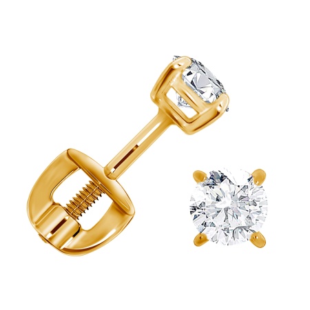 Купить оптом пусеты из серебра с фианитами П320200040 от Krasnoe