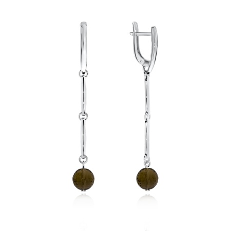 Купить оптом серьги из серебра с топазами 2340100747 от Krasnoe