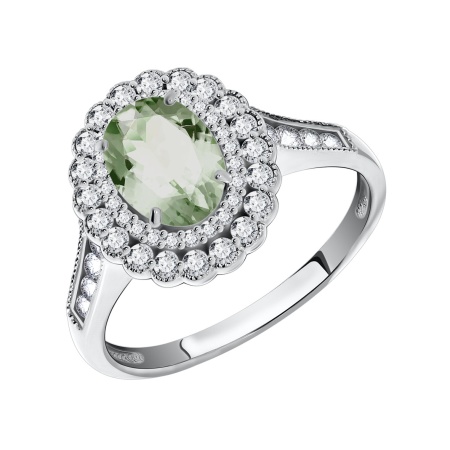 Купить оптом кольцо из серебра с фианитами 1340200184л-69 от Krasnoe