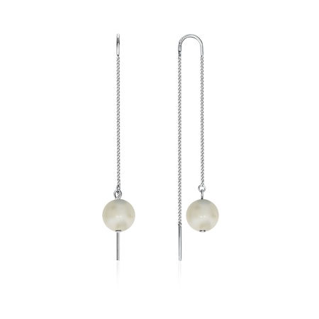 Купить оптом серьги из серебра с жемчугами 2340240710-6 от Krasnoe