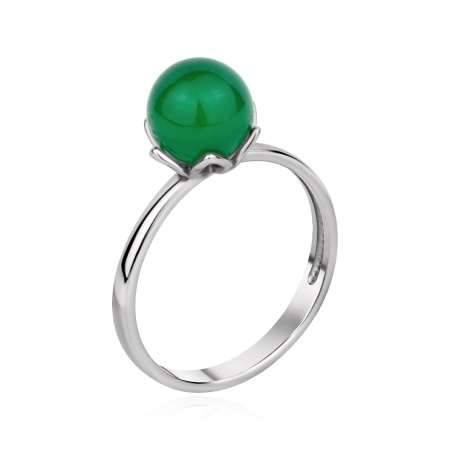 Купить оптом кольцо из серебра с агатом 1340396619-60 от Krasnoe