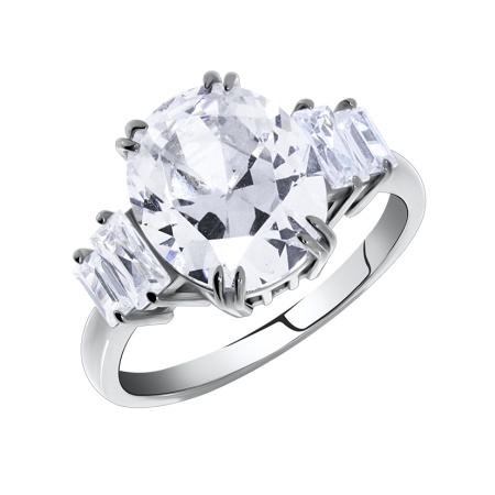 Купить оптом кольцо из серебра с фианитами 1340200227 от Krasnoe