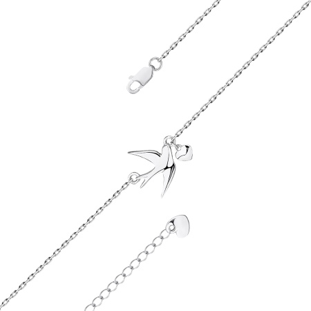 Купить оптом браслет из серебра без вставок 4340404872-16-16 от Krasnoe