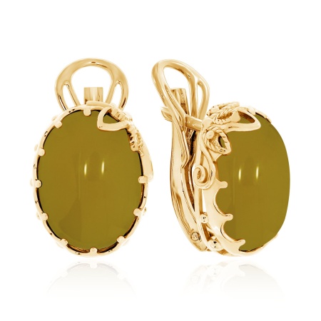 Купить оптом серьги из серебра с агатами 2320391945-50 от Krasnoe