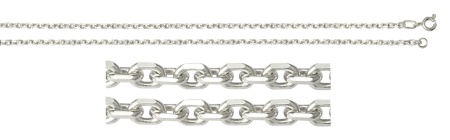 Купить оптом цепь из серебра без вставок 365808030065 от Krasnoe