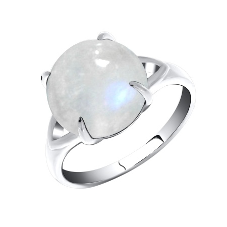Купить оптом кольцо из серебра с лунным камнем 1340930124 от Krasnoe